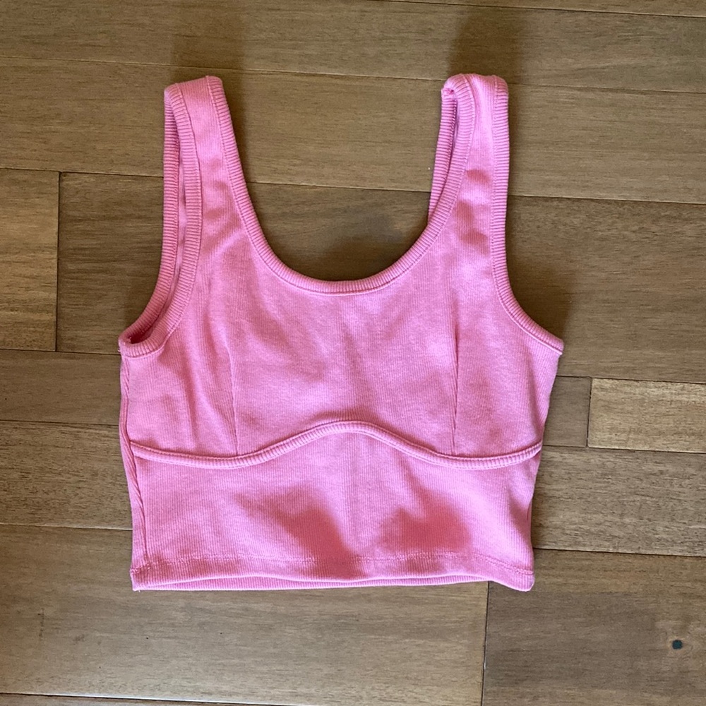 Pink Crop Top